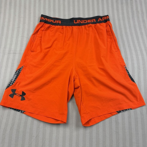 Under Armour Other - Under Armour Orange Loose Athletic Training Gym Shorts Mens Large With Pockets